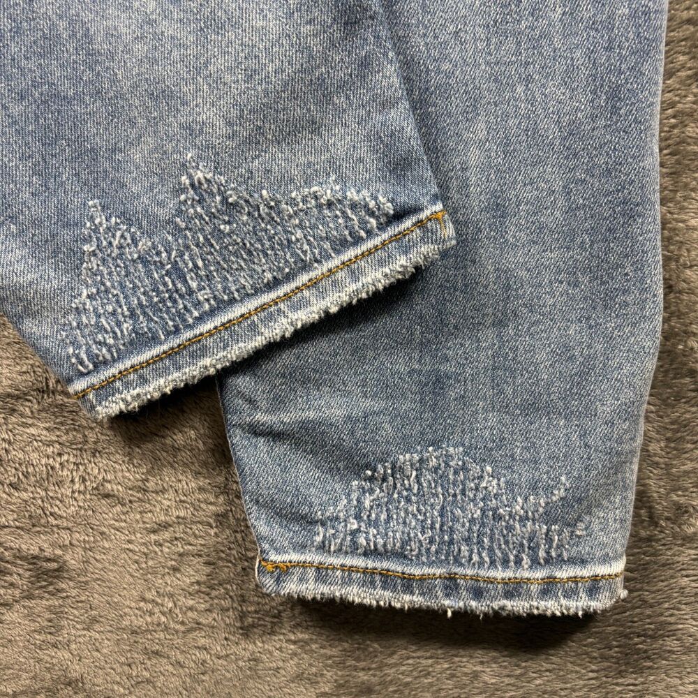 Judy Blue Women Boyfriend Jeans Distressed Light Wash Stretch Size 13/31 L278 - Picture 7 of 14